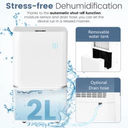 OYAJIA 14L Dehumidifier For Mould and Moisture Extraction Quiet 36dB Home