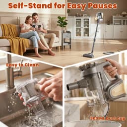 SUPERLEX 4 in 1 Handheld Vacuum Cleaner Wet Dry 600W HEPA Filter 12KPA Powerful Cleaning Machine 2 Cleaning Modes For Home 2026