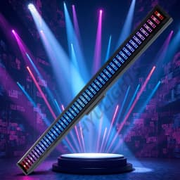 4pcs 200W LED 4in1 RGBW 96 Zone Strobe Light White 8000K DMX Super Bright Dj Wall Washer Bar Strobe Christmas Light Stage