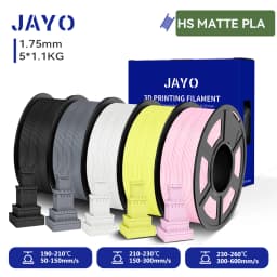 JAYO High Speed Matte PLA /HS Matte PETG 3D Filament 1.75mm 600mm/s Print Range High Flow Speedy PETG 3D Printer Filament for 3D