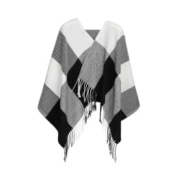 Miss Lulu Women Scarves Winter Long Soft Warm Tartan Check Wraps Wool Spinning Tassel Shawl Stole Scarf Ladies