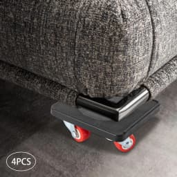 Furniture Rolls Furniture Transport Rolls Set With 4 Pieces Move Sliders Heavy Shifting Tools Max For 400KG 360 Degree Rotatable
