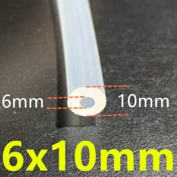 1 Meter 27Sizes 0.5mm to 12mm Food Grade Transparent Silicone Tube Rubber Hose Water Gas Pipe