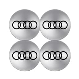4pcs 56/65mm Car-Wheel Center Hub Stickers 60/68mm Wheel Center Hub Caps For Audi S RS A3 A4 A1 A2 Auto Decoration Accessories