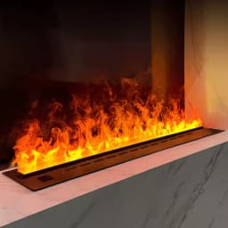 3D Water Electric Fireplace Remote Control APP Mist Fireplace Embedded Realistic Mist Flame Interior Decoration Steam Fireplace