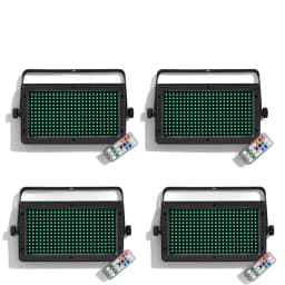 Wireless Control 60W Mni LED Lights Strobe RGB 3in1 Led lights dj48 Zone DMX Super Bright Dj Wash Strobe Stage Lighting Effects