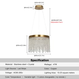 Modern Pendant Light Led Crystal Chandelier Kitchen Island Hanging Ceiling Lamp Living Bedroom Retro Luxury Plafon Home Decorate