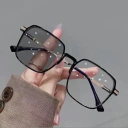 Photochromic Anti Radiation Metal Computer Glasses Anti Blue Light Eyeglasses Unisex