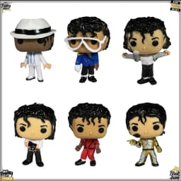 2026 New 6 Styles Michael Jackson Classic Dance Figure Cute Vinyl Model Toys Collectible Gifts For Men And Women