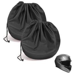 Black Helmet Bag Motorcycle Helmet Cover For Storage & Carrying, 3 Sizes Lightweight Hockey Football Helmet Bags With Drawstring