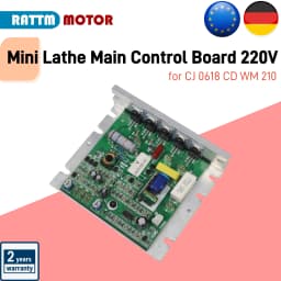 【DE Stock】Mini Lathe Main Control Board 220V for CJ 0618 CD WM 210 Lathe Speed Regulator Controller Card 182 Circuit Board 0618A