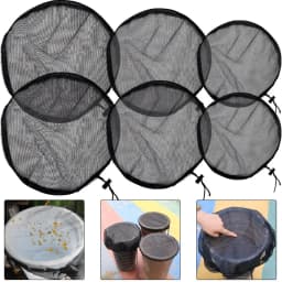 Adjustable Rain Barrel Screen Rainwater Tank Protector Anti Insect Filter Leaf Guard Garden Water Collecting Mesh Netting Cover