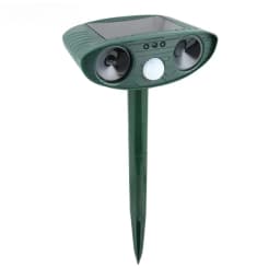 1pc Ultrasound Animal Repeller Solar Energy Cats And Dogs Repeller Rechargeable Garden FarmYard Waterproof Creature Deterrent