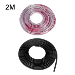 1/2pcs Car Door Edge Rubber Scratch Protector Strips Car Styling Mouldings Protection Side Doors Adhesive Scratch Tools 2M/5M