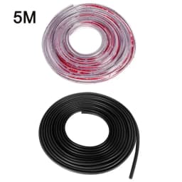 1/2pcs Car Door Edge Rubber Scratch Protector Strips Car Styling Mouldings Protection Side Doors Adhesive Scratch Tools 2M/5M