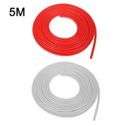 1/2pcs Car Door Edge Rubber Scratch Protector Strips Car Styling Mouldings Protection Side Doors Adhesive Scratch Tools 2M/5M