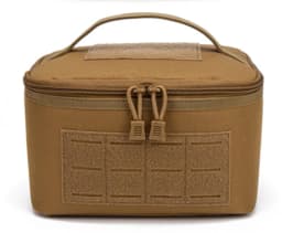 Portable Rifle Cartridge Bag Pistol Ammo Pouches Ammunition Box for Outdoor Hunting Shooting Bullet Storage EDC Handbag