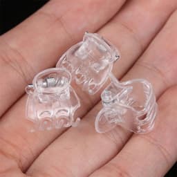 30/50/100Pcs Transparent 6 Claws Orchid Clips Plastic Butterfly Flowers Support Clear Fixer For Garden Vine Stem Plants Climbing