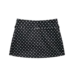 Women's Solid Color Skort with Belt Side Zipper Casual Shorts Skirts Fashionable And Stylish Women's Clothing