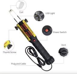 1100W Magnetic Induction Heater Kit Heat Rusty Screw Nut Remove Bolt Buster Tool
