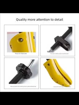 1 Piece Shoe Stretcher Shoe Trees Adjustable Length Width for Men and Women
