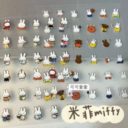 New Miffy Stickers Cute Water Cup Computer Decorate Kawaii Stickers Phone Case Ipad Notebook Waterproof Stickers Gifts