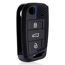 For VW golf 7 GTI POLO T-Cross T-Roc touran Tiguan Skoda Octavia Rapid kodiaq Fabia Seat Ibiza leon Ateca Arona key case cover