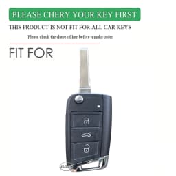 For VW golf 7 GTI POLO T-Cross T-Roc touran Tiguan Skoda Octavia Rapid kodiaq Fabia Seat Ibiza leon Ateca Arona key case cover