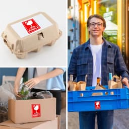 100/200Pcs 2In*3In Fragile Handle with Care Red Logistics Transport Warehouse Storage Warning Stickers Warning Box Packaging Transport Adhesive Labels Warehouse Storage Warning Labels Cups Jars Porcelain Bowls Bottles Fragile Item Warning Logistics Transport Adhesive Label Stickers