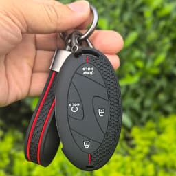 Silicone Car Key Case For Hyundai Kona Ev N-Line Tucson 2025 Grandeur GN7 IONIQ 6 Santa Fe MX5 Garden Gl Remote Key Protect