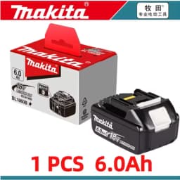 100% Original Makita 18V Tool Battery, 6.0Ah Stable Power Output,for Makita 18V LXT Series Power Tool Replace The Battery