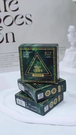 1-10PCS Triangle Shampoo Bar, Usman Grass Shampoo Bar,Nature Seven Green Soap Shampoo, Calming & Strengthens Hair for Women Men