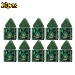 1-10PCS Triangle Shampoo Bar, Usman Grass Shampoo Bar,Nature Seven Green Soap Shampoo, Calming & Strengthens Hair for Women Men