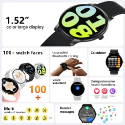 LAXASFIT 2026 New Fashionable Men's Smart Watch Wireless Call Digital Fitness Tracker Sports Smartwatch For Women's Android iOS