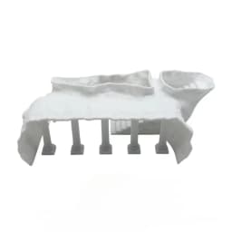 3D Printing Fish Tank Cave Artificial Roman Column Simulated Fish Hiding Shelter Viewing Ports Plastic Aquarium Cave Tunnel