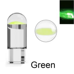 2/10pcs W5W 194 T10 Glass Housing Cob LED Car bulb 3000K 6000K White Blue Red Wedge License Plate Lamp Dome Light