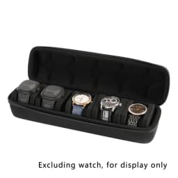 Watch Box Organizer for Men,Watch Travel Case Portable Storage Watch Display Holder for Wristwatches with anti-Move Watch Pillow