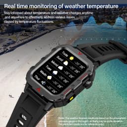 LAXASFIT 2026 New Smart Watch Men's Outdoor Watch 1.85 inch Voice Assistant Bluetooth Call with LED Flashlight Smart Watch