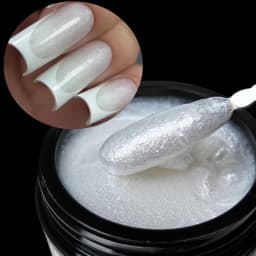 Jillnails Snow Sparkle Builder Nail Gel 100g/50g Hema TPO Free Shimmer Glitter Pink Purple Milky for Nail Extension Sculpting