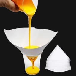 200/10Pcs Disposable Car Paint Spray Mesh Paper Filter Purifying Straining Funnel Paint Filter Conical Nylon Micron Paper Funnel