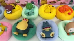 Anime Poké Mon Blind Box Model Figure 1-12 Pcs Pikachu Sleep Series Interior Hand Sleeping Position Toys Gift for Sfriends
