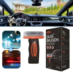 Glass Emulsion Oil Film Cleaning Brush Remove Stubborn Oil Stain for Car Windshield Home Window Scratch-Free Safe Formula 100g
