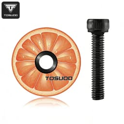 TOSUOD Bicycle Headset Top Cap Aluminum Alloy Lightweight Bike Headset Top Cap With M6x35mm Bolt For Mountain Road Bike Parts