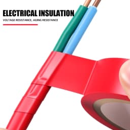 Self Adhesive Electrical Insulating PVC Tape Heat Resistant Wire Protection Tapes Temperature Resistant Electric Insulation Tap