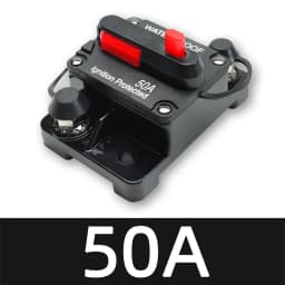 20-300 Ampere Car Audio System Manual Reset Waterproof Marine Circuit Breaker Reset Fuse 12V-48V DC Waterproof Circuit Breaker