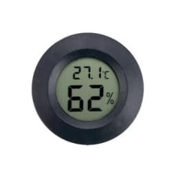 4 Pcs Mini Hygrometer Thermometer Meter Digital LCD Monitor Indoor Room Round Humidity Temperature Gauge