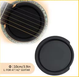 Acoustic Guitar Sound Hole Cover Classical Noise Reduction, Buster Muffler, Prevent Feedback for Guitars Accessories
