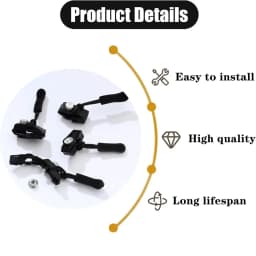 Universal Detachable Metal Zipper Slider Puller Detachable Instant Repair Kit DIY Replacement Lever Locks for Clothing Luggage