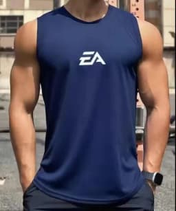 Sleeveless T-shirt Men Quick-drying Fitness Bodybuilding Shirt Male Fashion Basketball Vest Mesh Breathable Summer Gym Tank Men