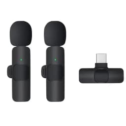Mini Wireless Lavalier Microphone for iPhone Video Recording Live Streaming YouTube Tik - Portable Mobile Phone Microphone